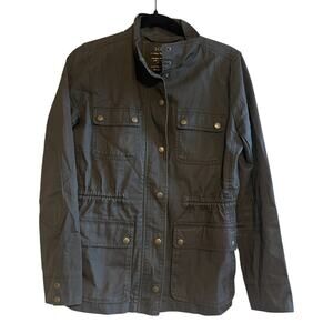 J.Crew Relaxed Boyfriend Field Military Utility Jacket Olive Green Size Small